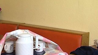 Natural busty German mature gets fucked