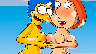 Simpsons and Griffins swingers orgy