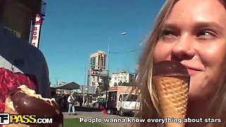 This young blonde will fuck anywhere