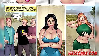 Pervert Father-In-Law Fucks Daughter-In-Law at Backyard BBQ Party - Anal & Big Tits Hentai