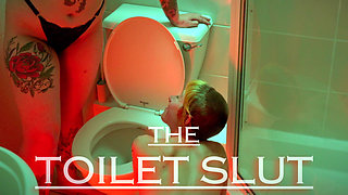 Lesbian Toilet Licking, Pee & Head Flushing Humilation