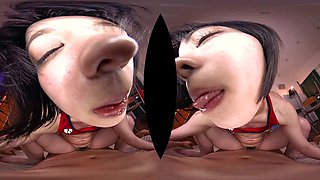 Naughty asian slut exciting VR scene