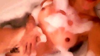 German Teen's Bathtub Masturbation ASMR