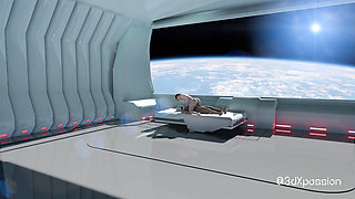 The Best Sex in Space. Hot Japanese Babe Gets Fucked Hard on Orbital Space Station