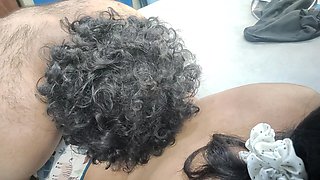 Hot Romance with Wife Ass Kiss and Boobs Suck