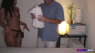 Shady Spa Taylor - Manual Stimulation Using Her Hands and Mouth