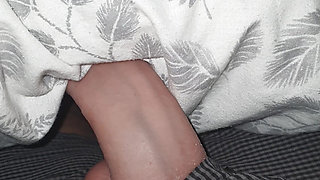 Step mom slip into step son dick making him hard