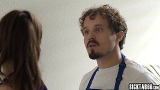 House cleaner Alison Rey fucks homeowner