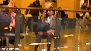 Exciting MILF public nudity