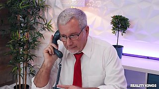 Zac Wild's Intense Office Encounter with Interracial Heat