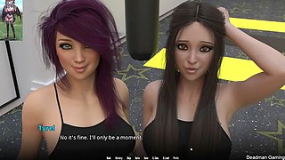 After gym fun with a big boob babe giving a blowjob in public