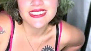 Blonde emo amateur solo masturbation