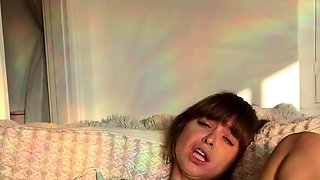 Amateur striptease and Solo masturbation