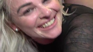 3 Cumsluts Cum Eating at Creampie Gangbang