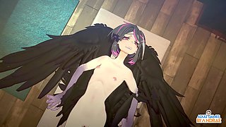 Milf gives an erotic massage and a mind-blowing blowjob on this sensual journey