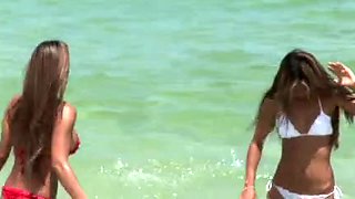 Lesbians in the beach