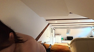 Pregnant Saskialove catches ex boyfriend watching porn and fucks him for it extremely