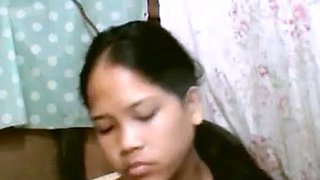 Filipina with Big Natural Tits on Webcam