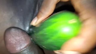 BMCsh Banana Fucks Girlfriend Doggy Style Until She Cums Water