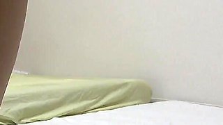 See Through Mini Skirt Uniform Shows Nipples, Thong Panties Wedgie Crotch, Nice Body Japanese Girl's Sexy Apartment Cleaning