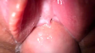 Close Up Fuck, Amazing Creamy Pussy and Rubbing Cumshot