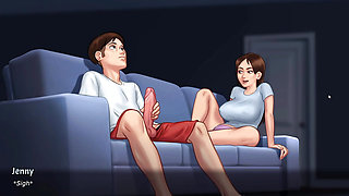 anon and dabby make hit seen in summertime saga part 1