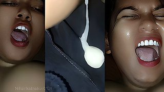 My Stepsister Fuck by Stepbrother Creampie Cumshot Real Orgasm with Dirty Talk