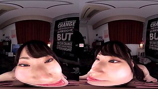 Asian busty slut VR sex soul-stirring clip