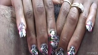 Lesbian Afro American Lesbian Pussy rubbing