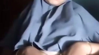 Hijab Masturbation When Husband Leaves for Out of Town