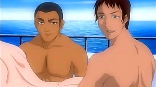 hot orgy on the big boat with hentai cuties