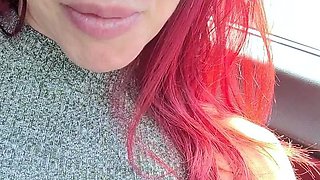 Busty Czech amateur fucks outdoor in public