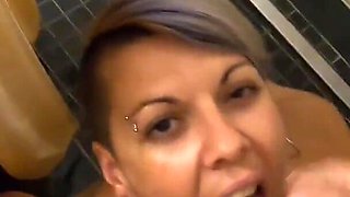Bathroom Session with Cum and Piss