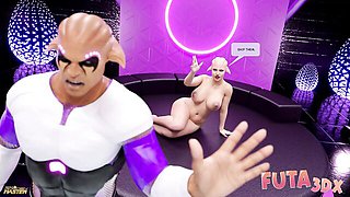 Futa scene with unattainable Alien from Futa3DX
