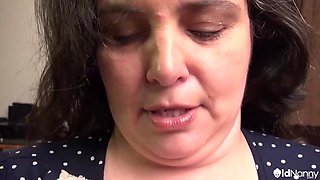 Wonderful granny solo mind-blowing story