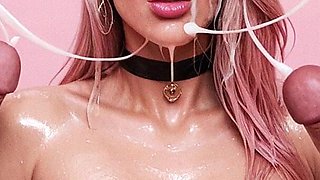Emma and Jake Sex in Bukkake Party. Blonde Curvy Woman with Big Tits, Big Dick, Creampie, Cumshot, Gangbang, Bukkake