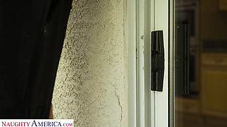 Naughty America Kenzie's Chance to Fuck the First Stranger When the Husband Is Away!