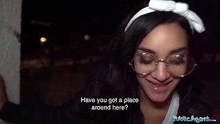 Capri Lmonde is fucked hard over a washing machine by a huge cock
