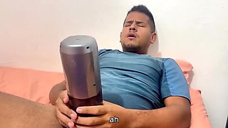 Busty Latina Step Mom Leyne Rodriguez Gets Stuck and Fucked Hard by Horny Step Son - Big Ass, Blowjob, Cumshot