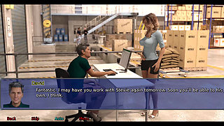 The office wife #8 - stacey played with herself in the shower.