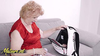 Mature NL featuring Irina Cage's pussy licking video