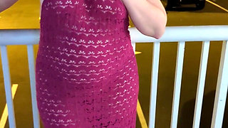 Hot Wife Showing off at the Resort!