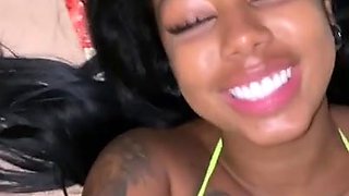 Stunning ebony coquette heart-stopping porn clip