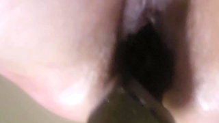 Her Tight Pussy Gushed From Dildo Pounding