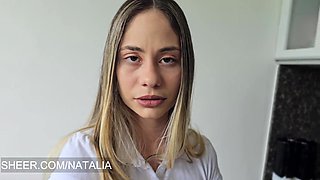 shows her photos to her stepdad with the intention of turning him on