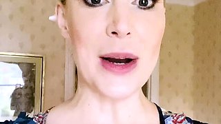 Amateur blondie solo anal masturbation