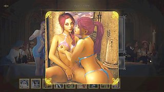 Deep throat adventure with Mandy and Sandy in magic coochie chapter two