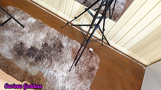 Curious Goddess - I couldn't hold back and masturbated the masseur