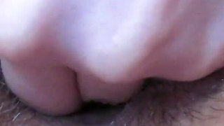 Close up pussy fingering after orgasm