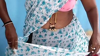 Saree Wearing Hot New Aunty